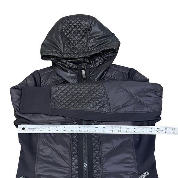 ATHLETA | Rock Ridge Primaloft Hooded Full Zip Jacket Black Small - Picture 7 of 8